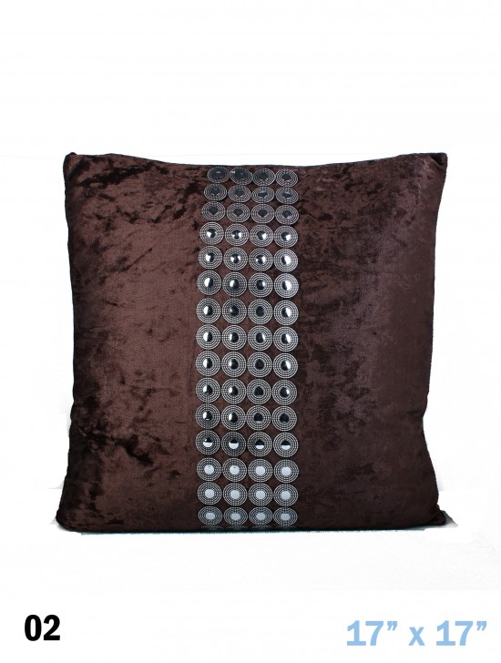 VELVET & BUTTONS CUSHION & FILLER